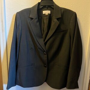 Calvin Klein Women's Charcoal Blazer. NWOT